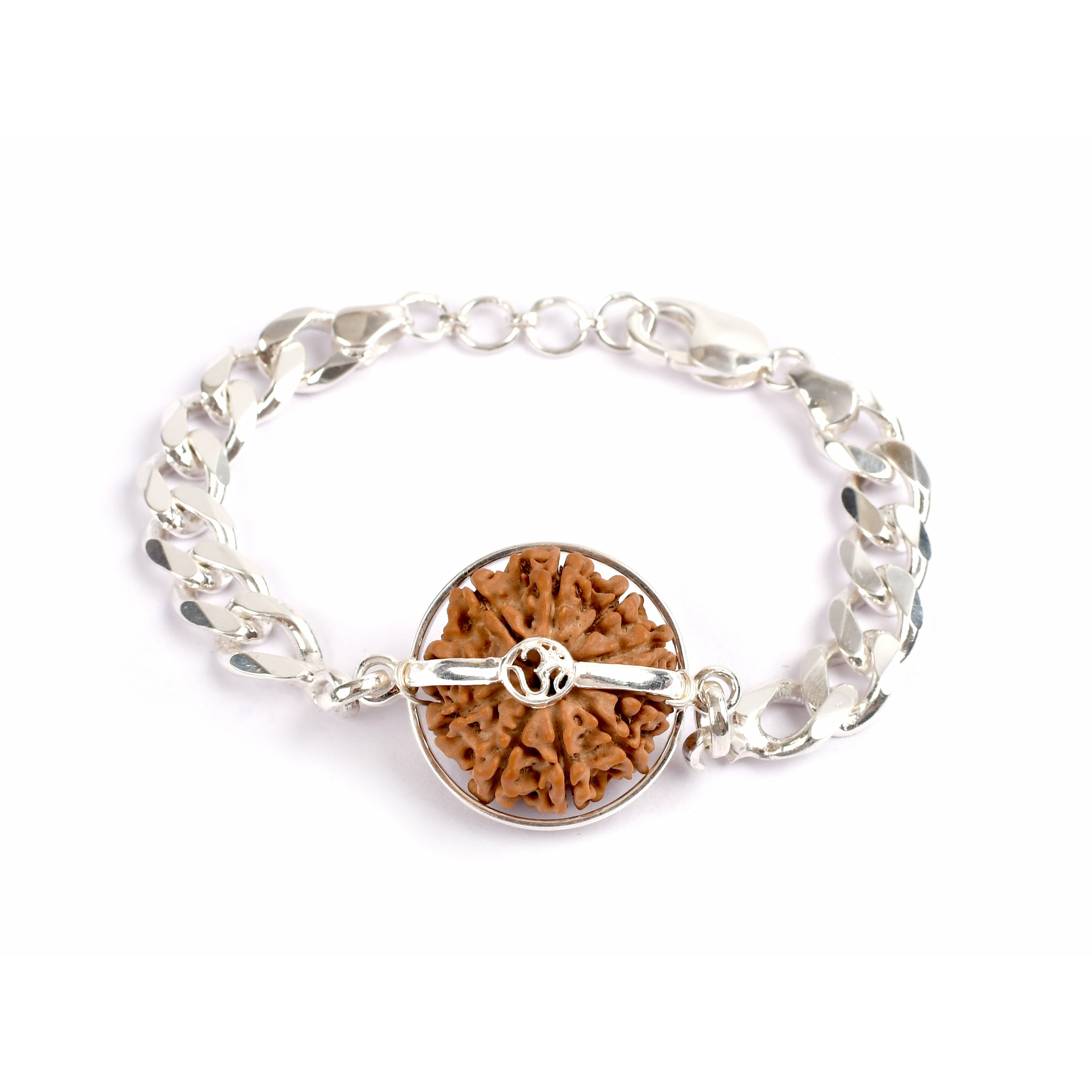 10-Augen-Rudraksha-Nepal-silver_bracelet_with_chain